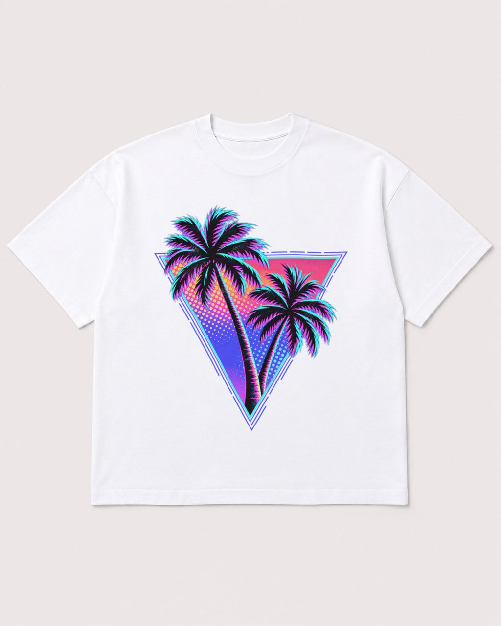 Mockup Boxy Heavyweight Tee White product