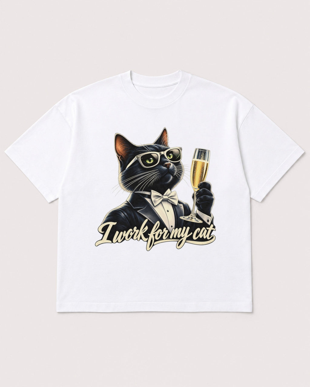 Mockup Boxy Heavyweight Tee White product