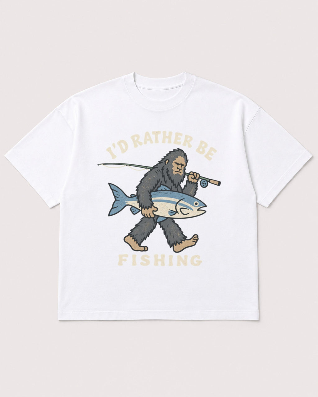 Mockup Boxy Heavyweight Tee White product