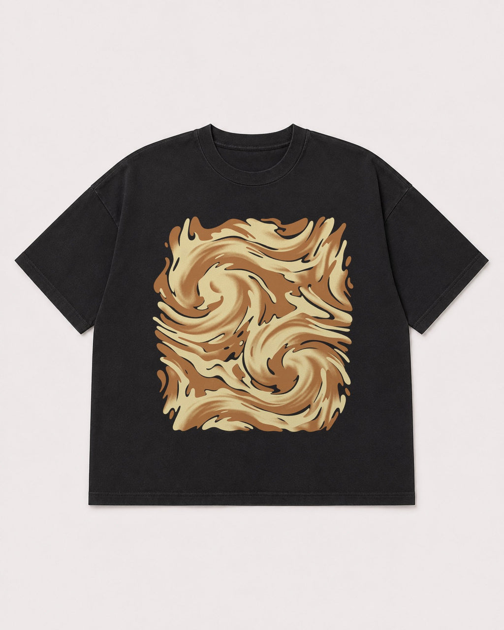 Mockup Boxy Heavyweight Tee Black product