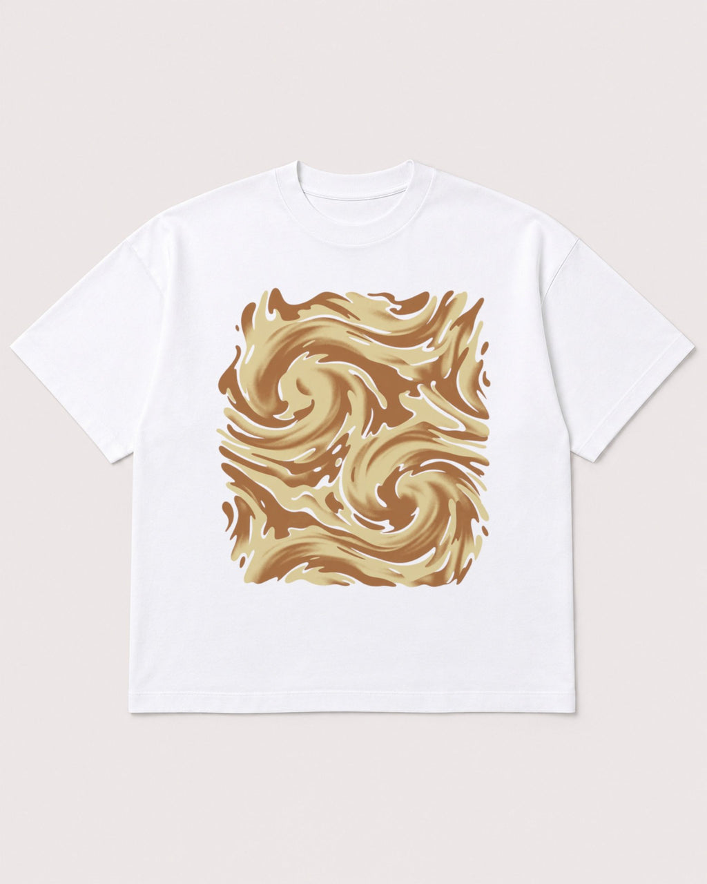Mockup Boxy Heavyweight Tee White product