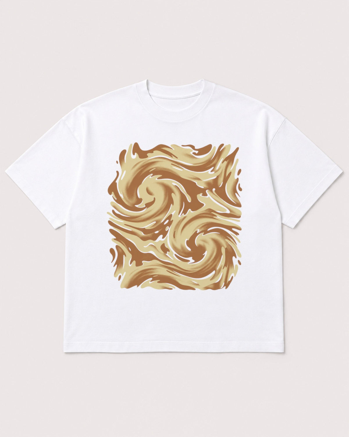 Mockup Boxy Heavyweight Tee White product