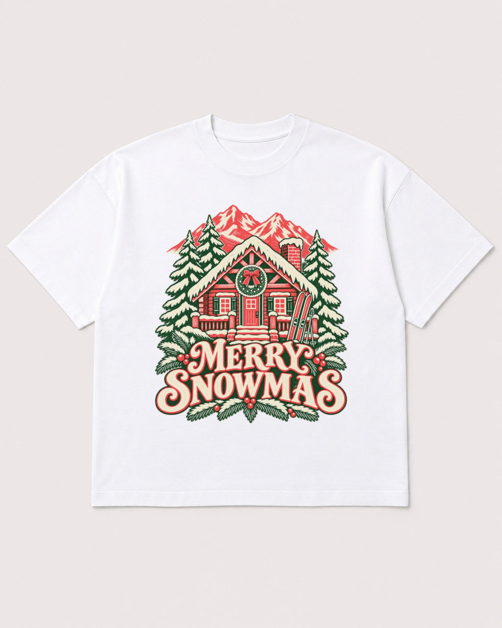 Mockup Boxy Heavyweight Tee White product