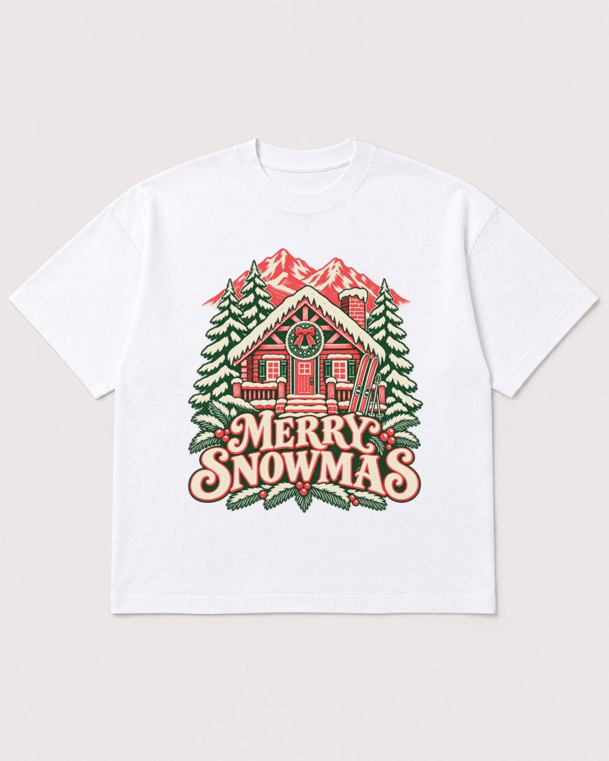 Mockup Boxy Heavyweight Tee White product