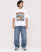 Mockup Boxy Heavyweight Tee White male full-body 22