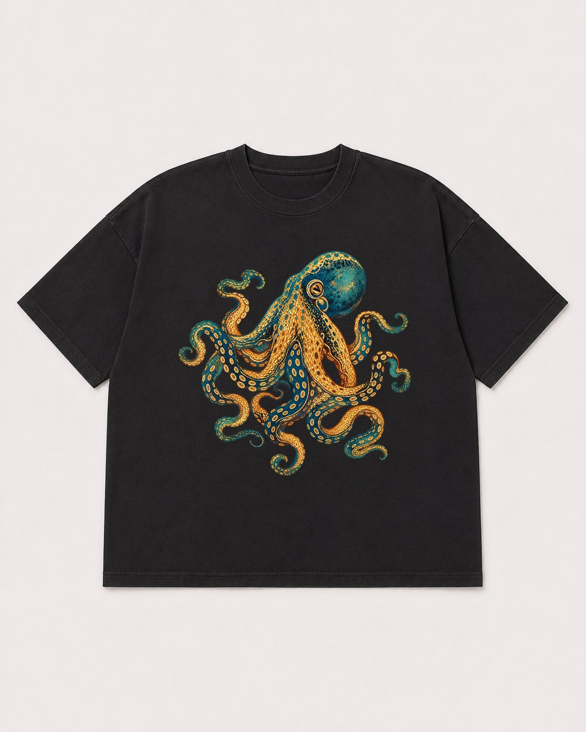 Mockup Boxy Heavyweight Tee Black product