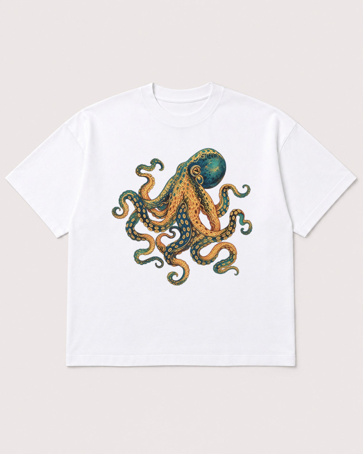 Mockup Boxy Heavyweight Tee White product