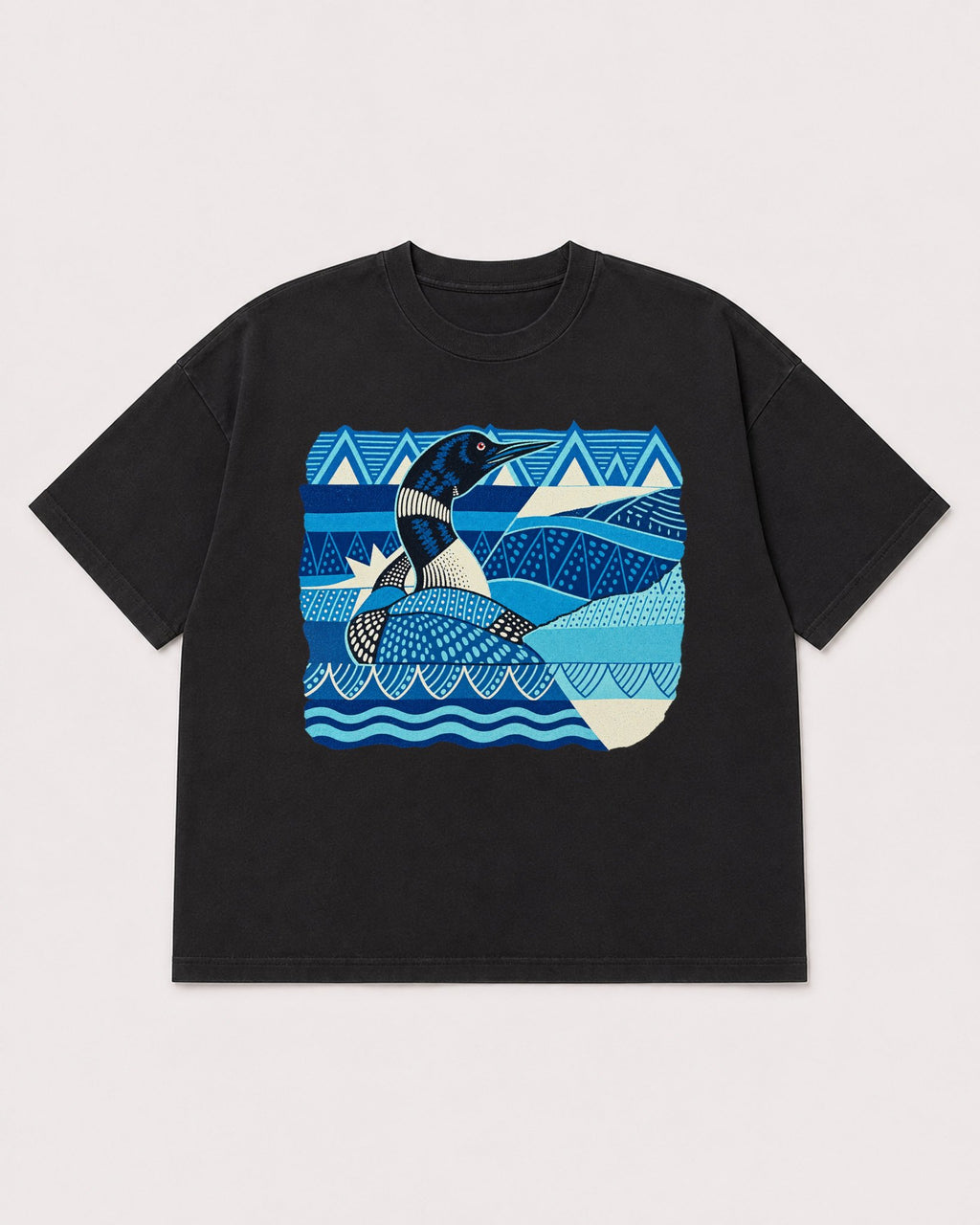 Mockup Boxy Heavyweight Tee Black product