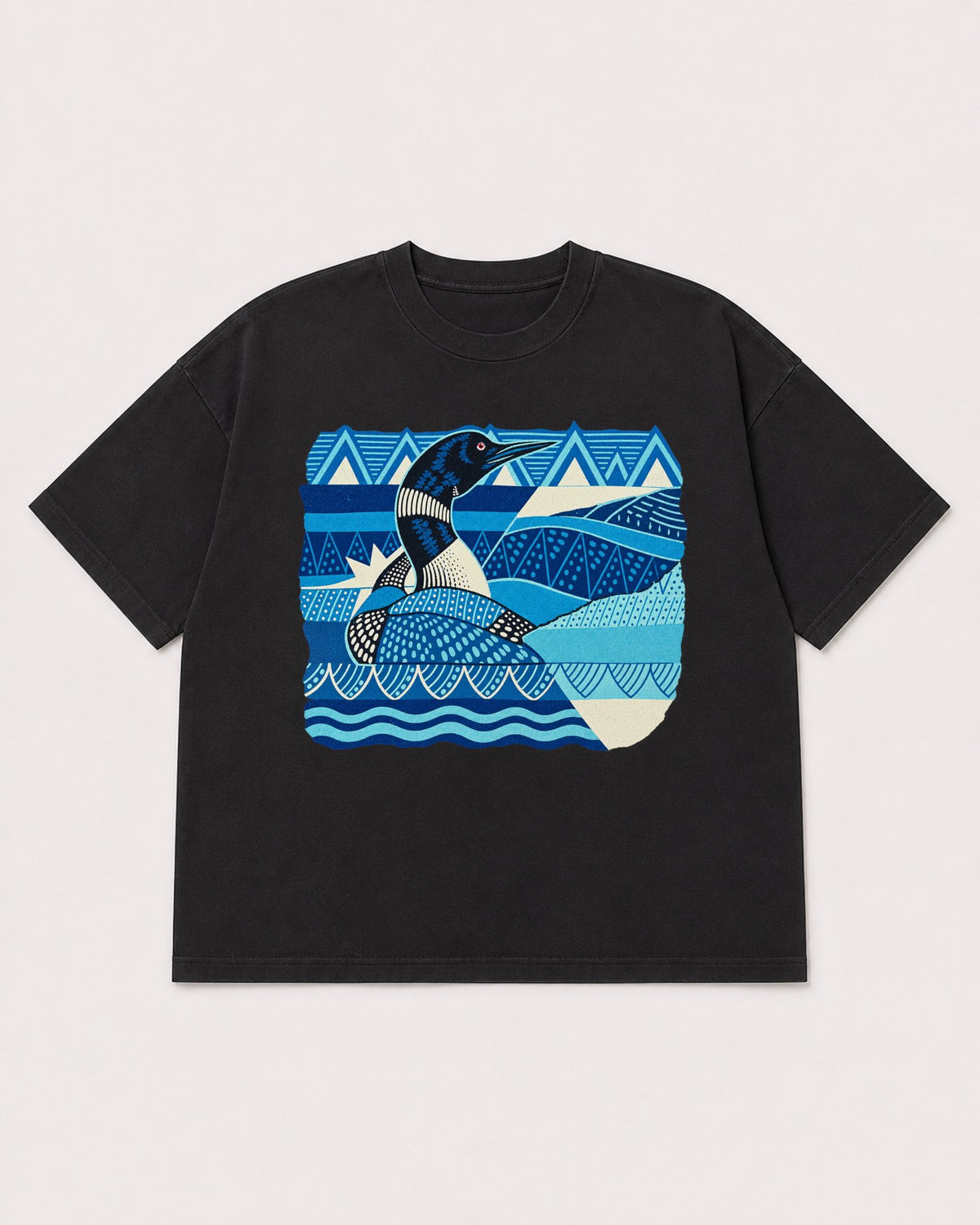 Mockup Boxy Heavyweight Tee Black product