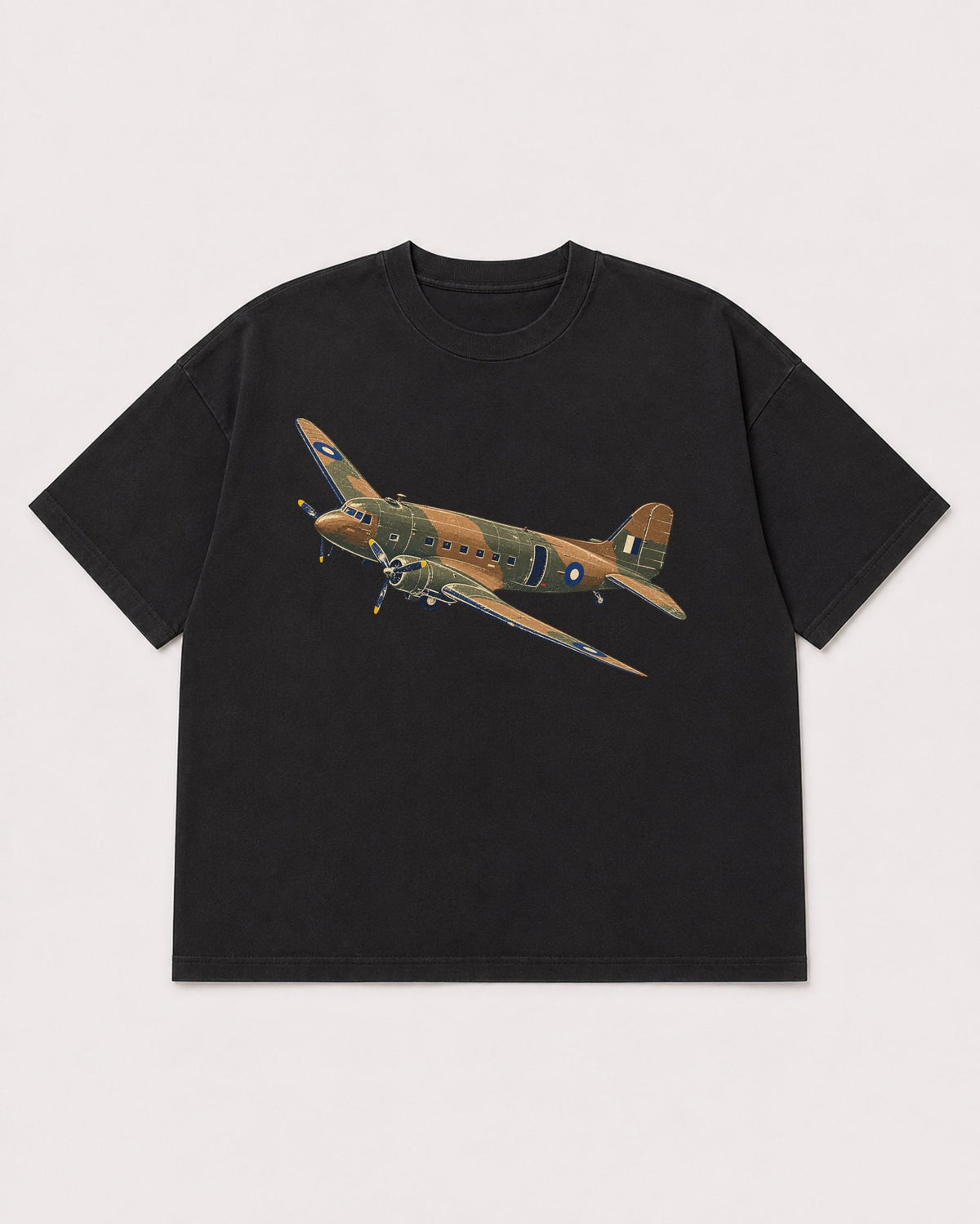 Mockup Boxy Heavyweight Tee Black product