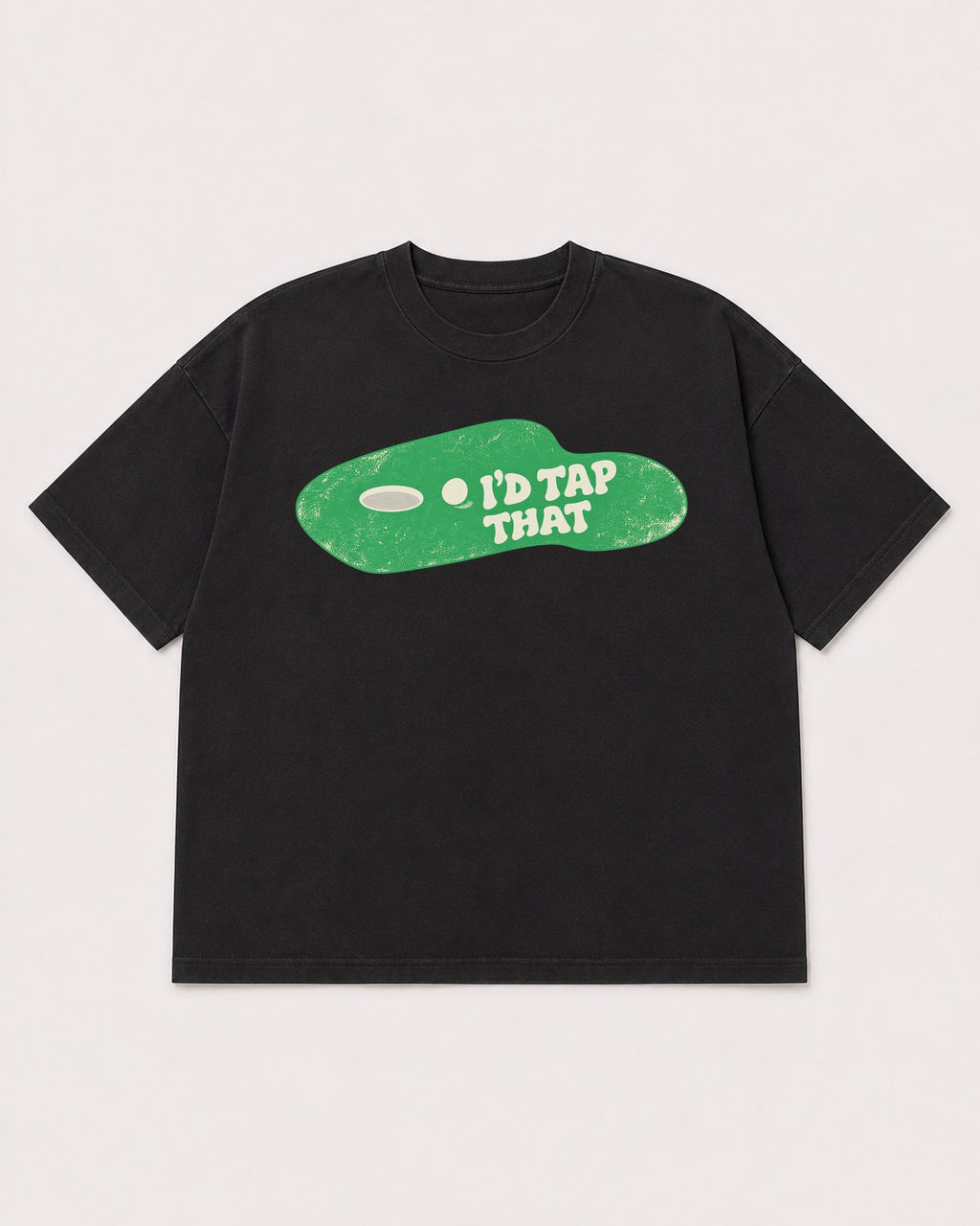 Mockup Boxy Heavyweight Tee Black product