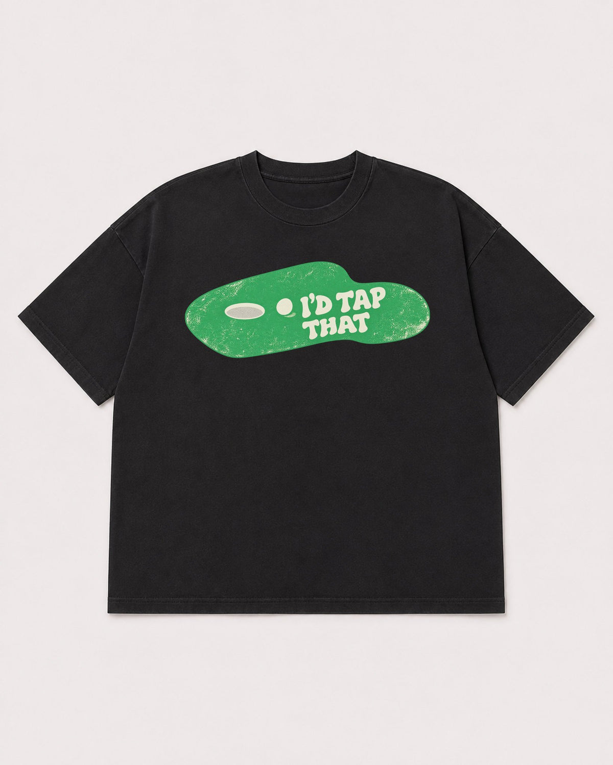 Mockup Boxy Heavyweight Tee Black product