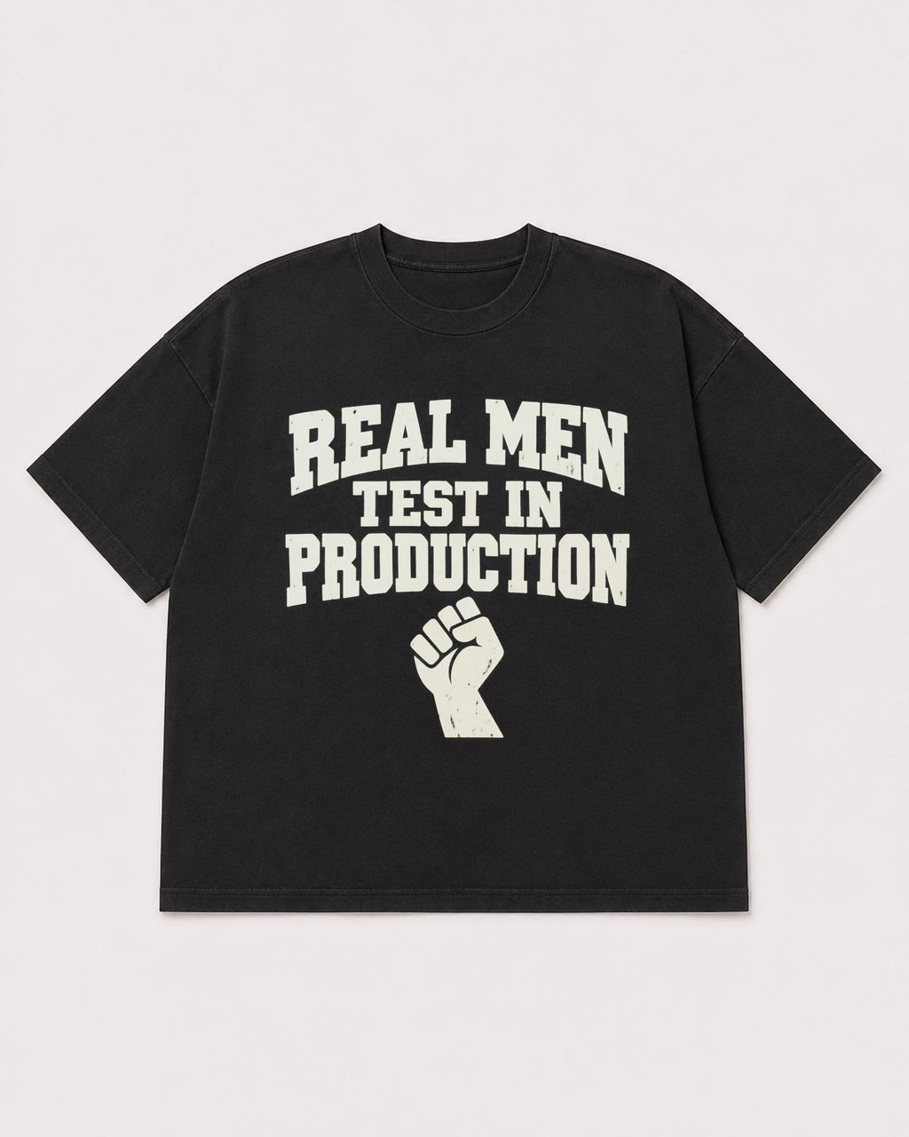 Mockup Boxy Heavyweight Tee Black product