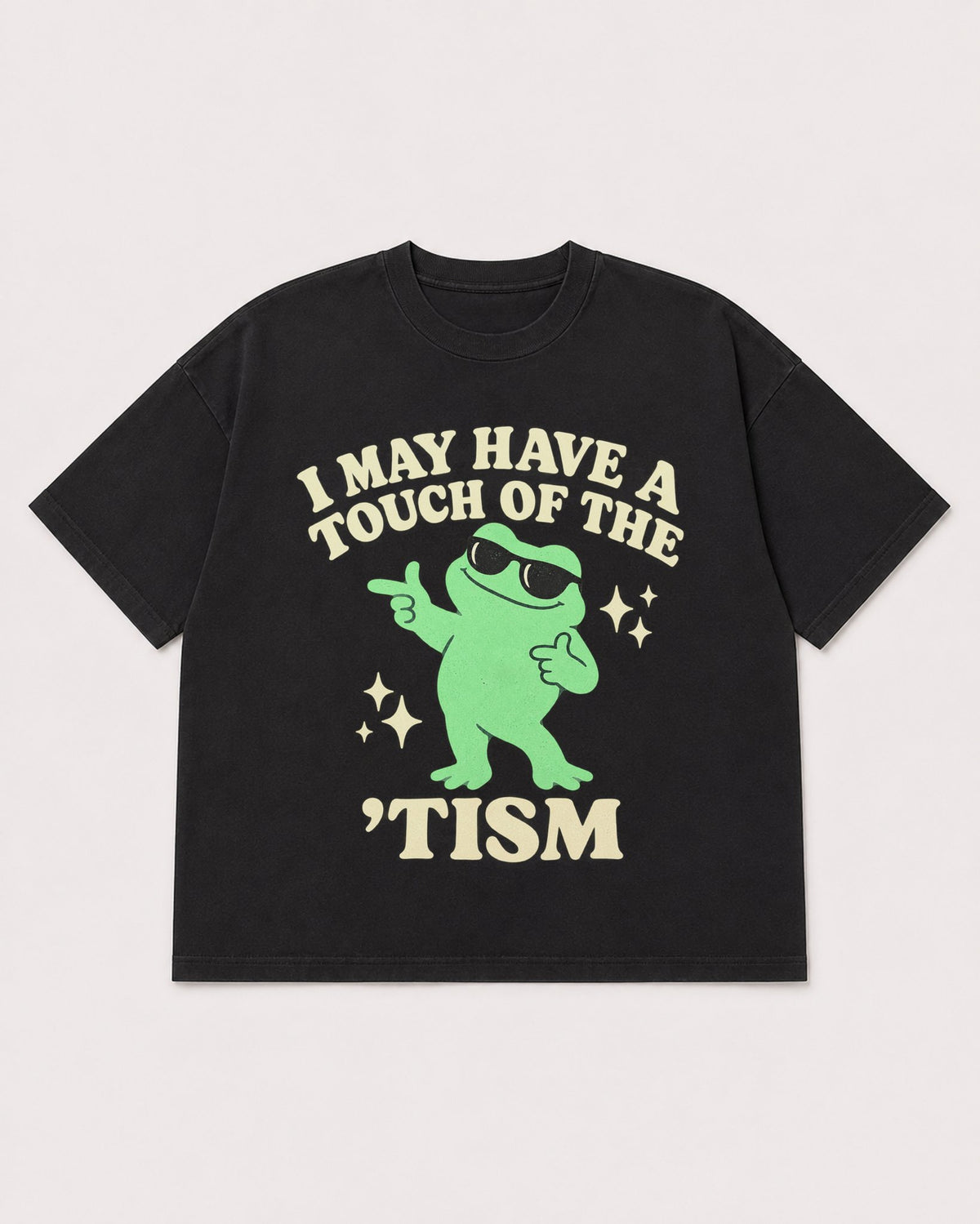 Mockup Boxy Heavyweight Tee Black product