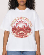 Mockup Boxy Heavyweight Tee White female close-up 05