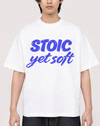 Mockup Boxy Heavyweight Tee White male close-up 11