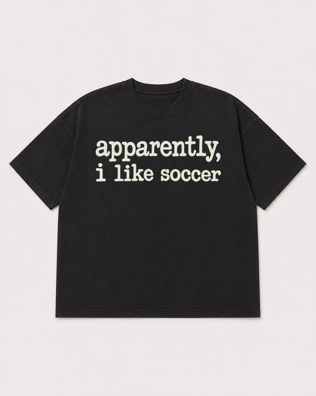 Mockup Boxy Heavyweight Tee Black product