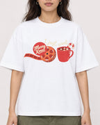 Mockup Boxy Heavyweight Tee White female close-up 02