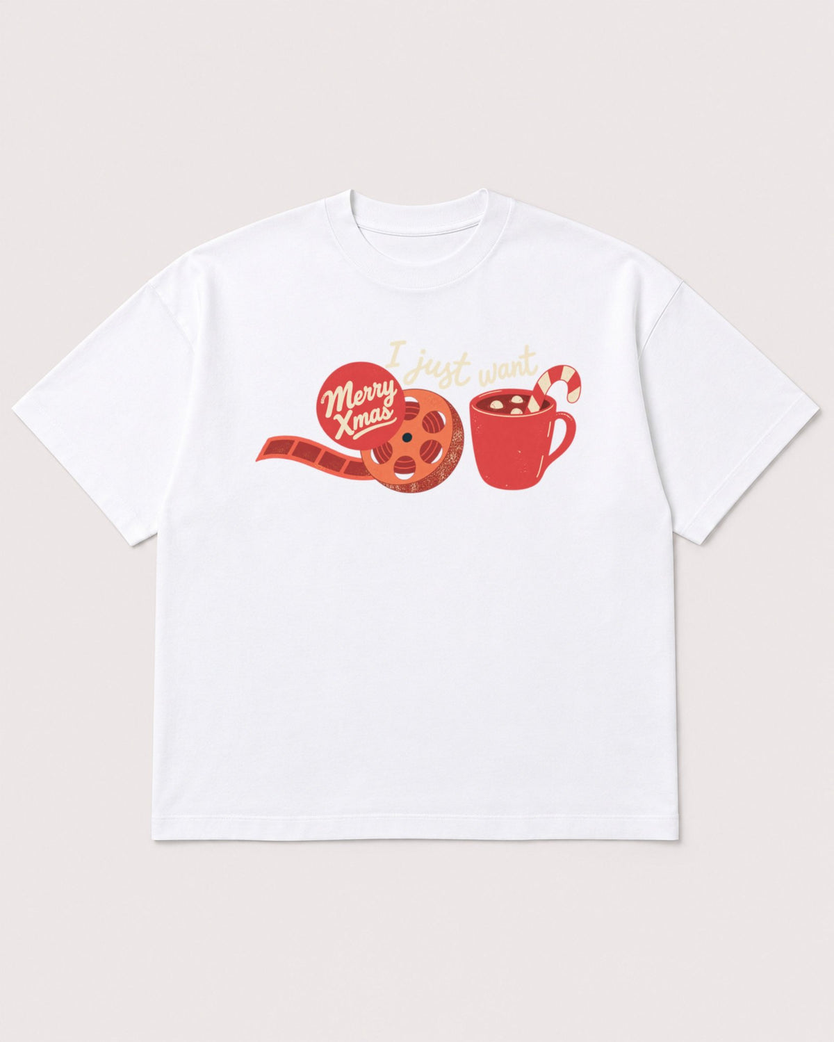 Mockup Boxy Heavyweight Tee White product