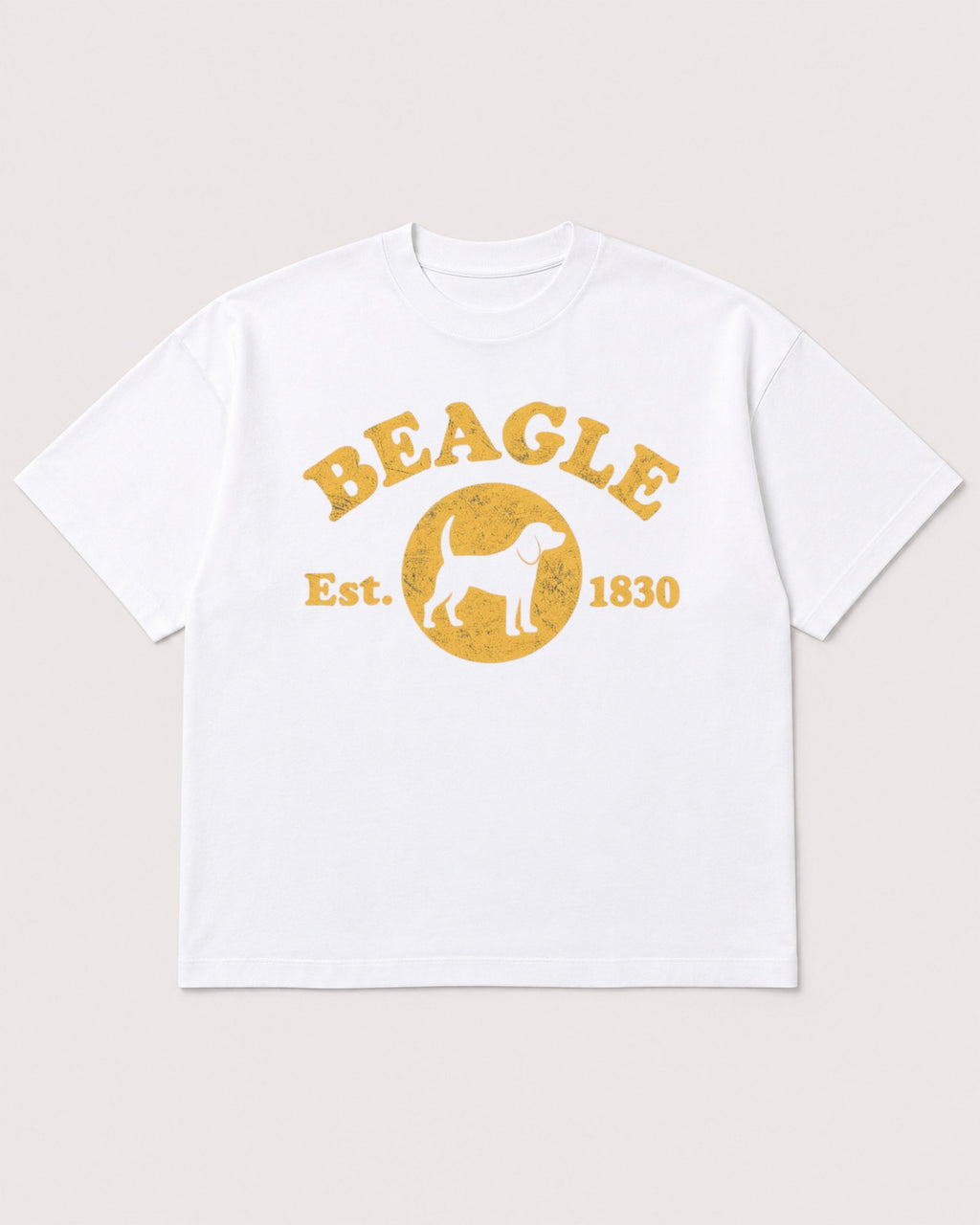 Mockup Boxy Heavyweight Tee White product