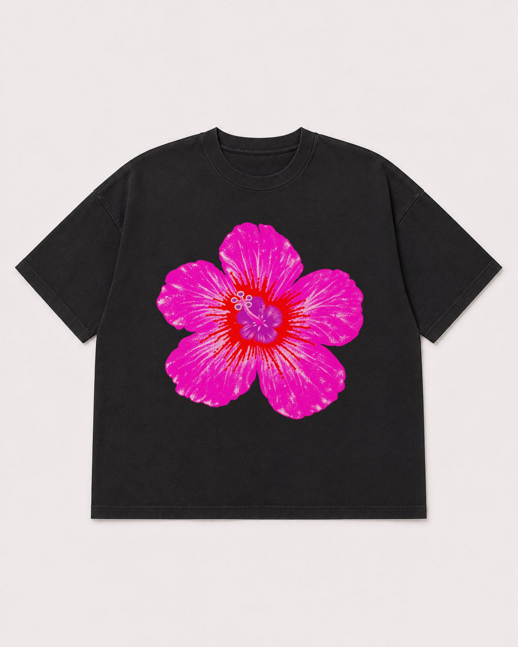 Mockup Boxy Heavyweight Tee Black product