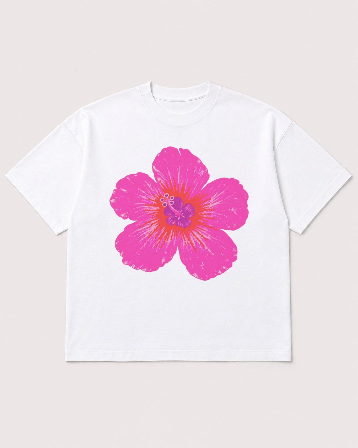 Mockup Boxy Heavyweight Tee White product