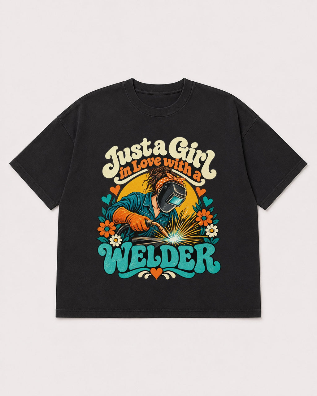 Mockup Boxy Heavyweight Tee Black product