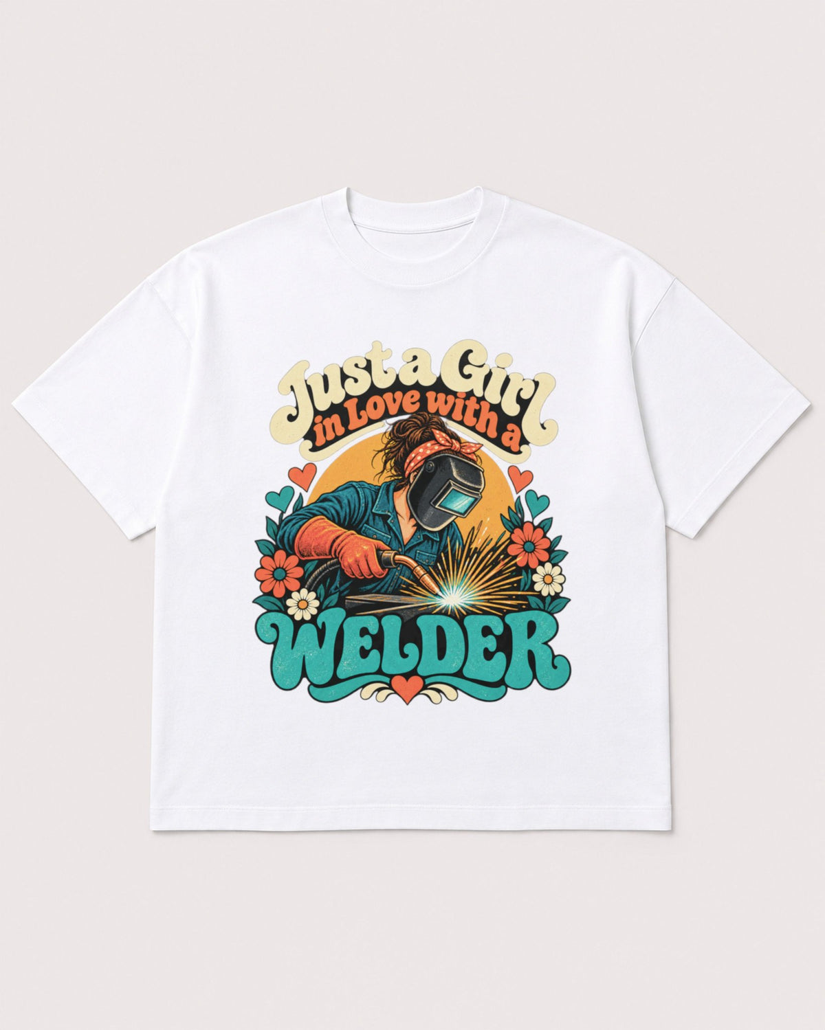 Mockup Boxy Heavyweight Tee White product