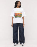 Mockup Boxy Heavyweight Tee White female full-body 04