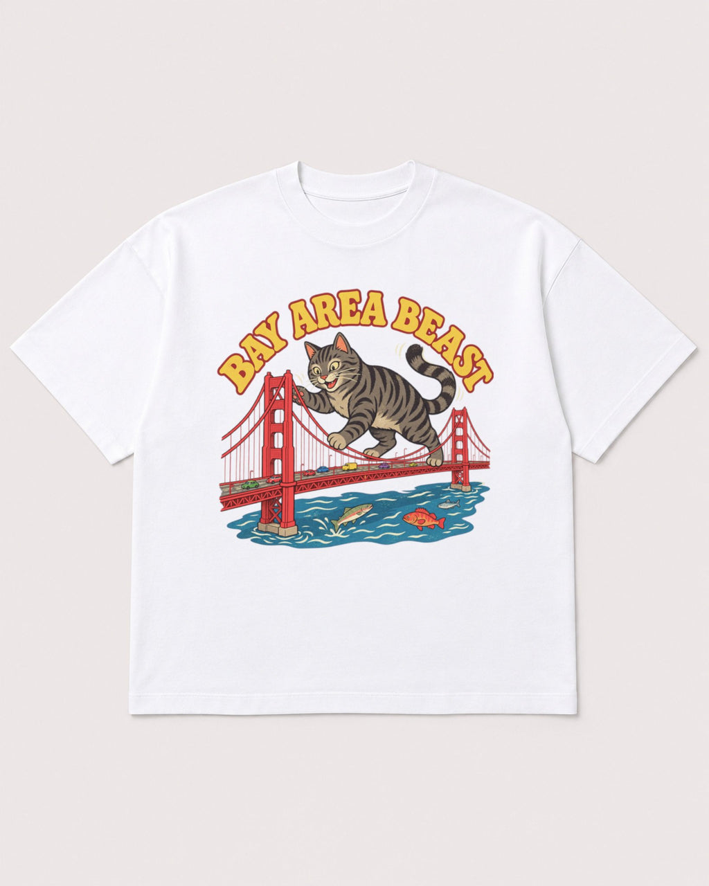 Mockup Boxy Heavyweight Tee White product