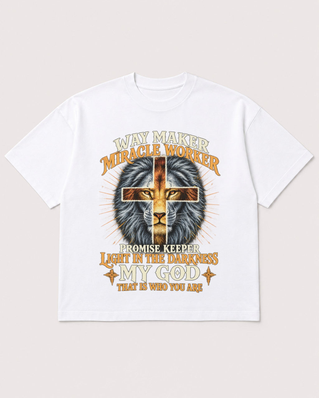 Mockup Boxy Heavyweight Tee White product