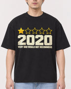 Mockup Boxy Heavyweight Tee Black male close-up 13