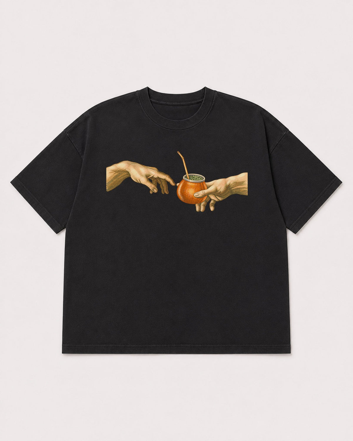 Mockup Boxy Heavyweight Tee Black product