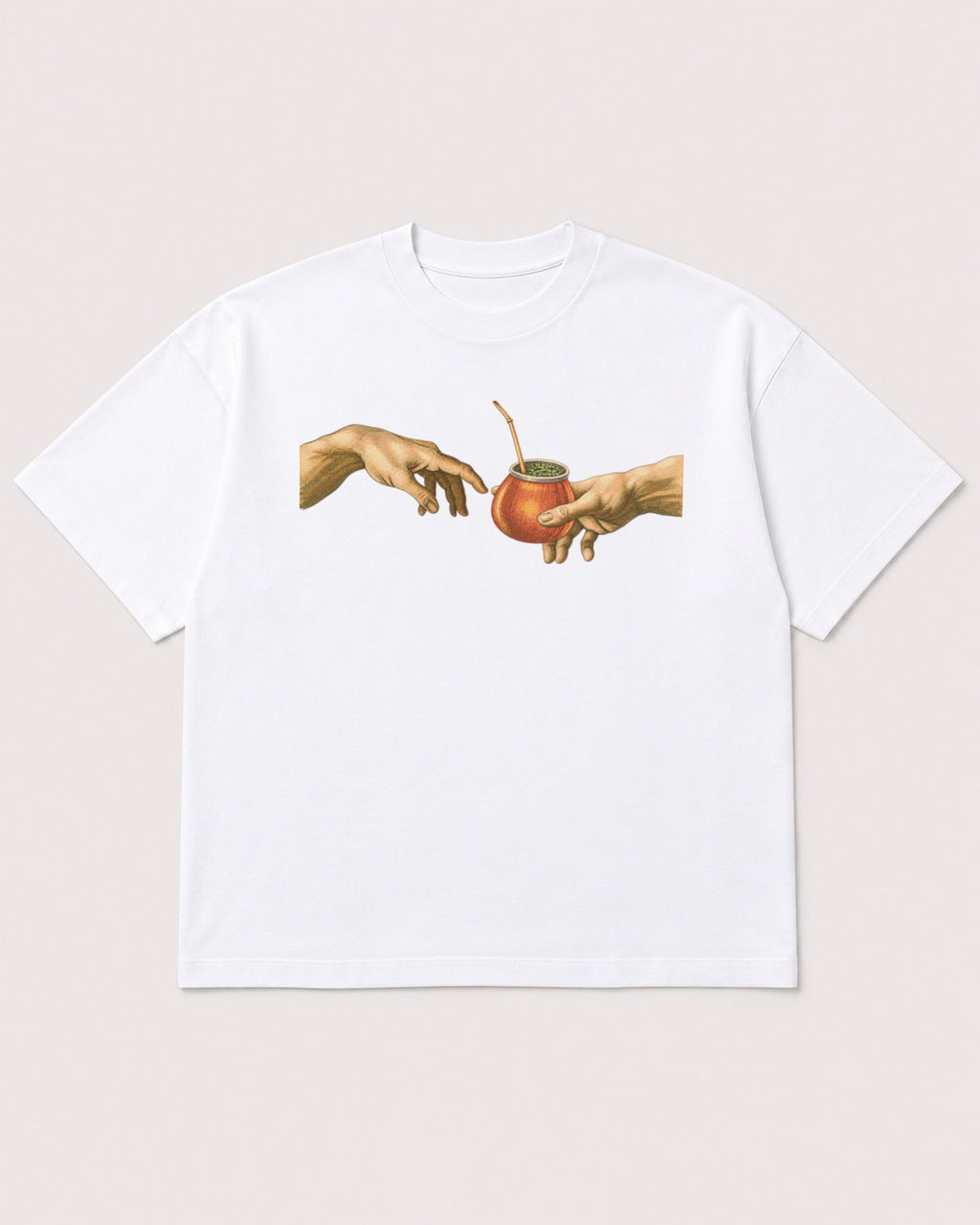 Mockup Boxy Heavyweight Tee White product