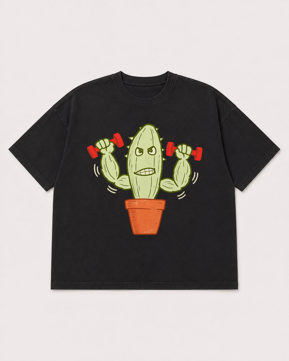 Mockup Boxy Heavyweight Tee Black product