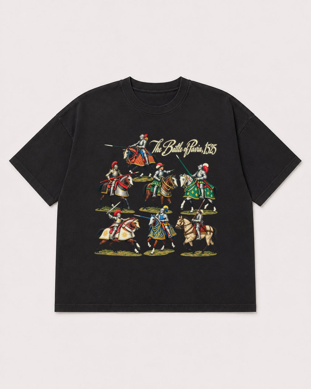 Mockup Boxy Heavyweight Tee Black product