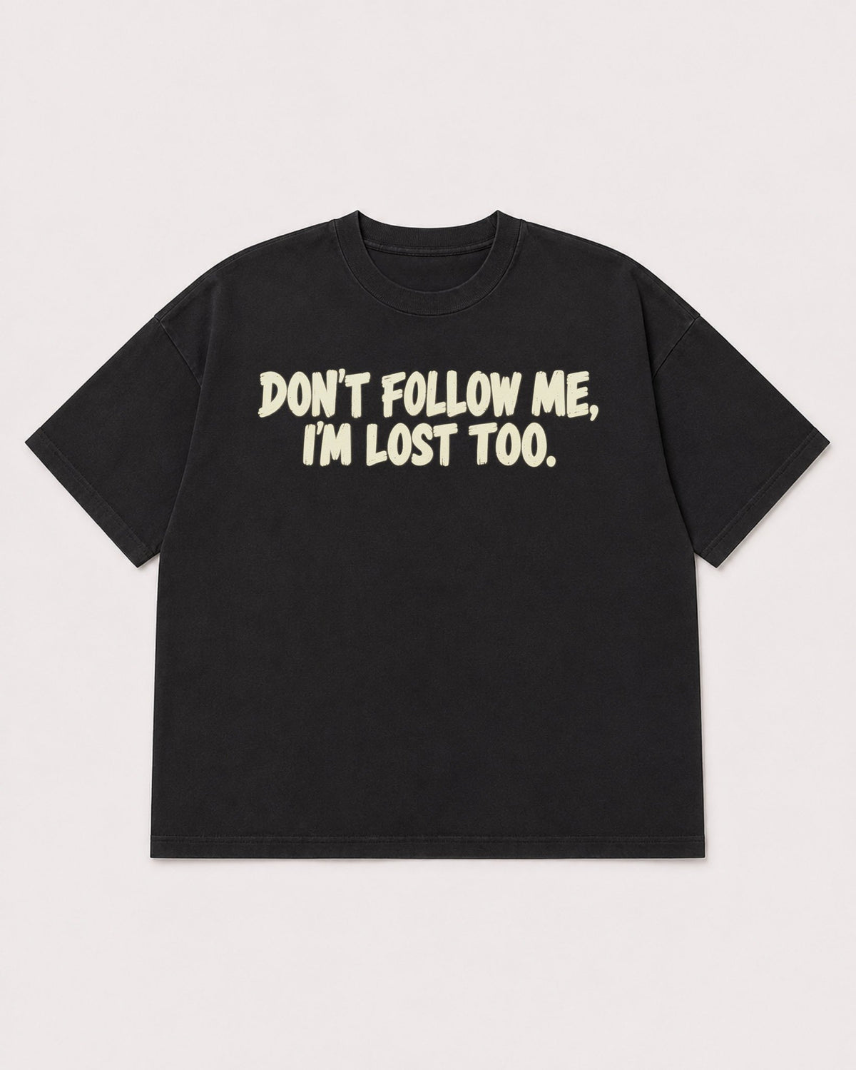 Mockup Boxy Heavyweight Tee Black product