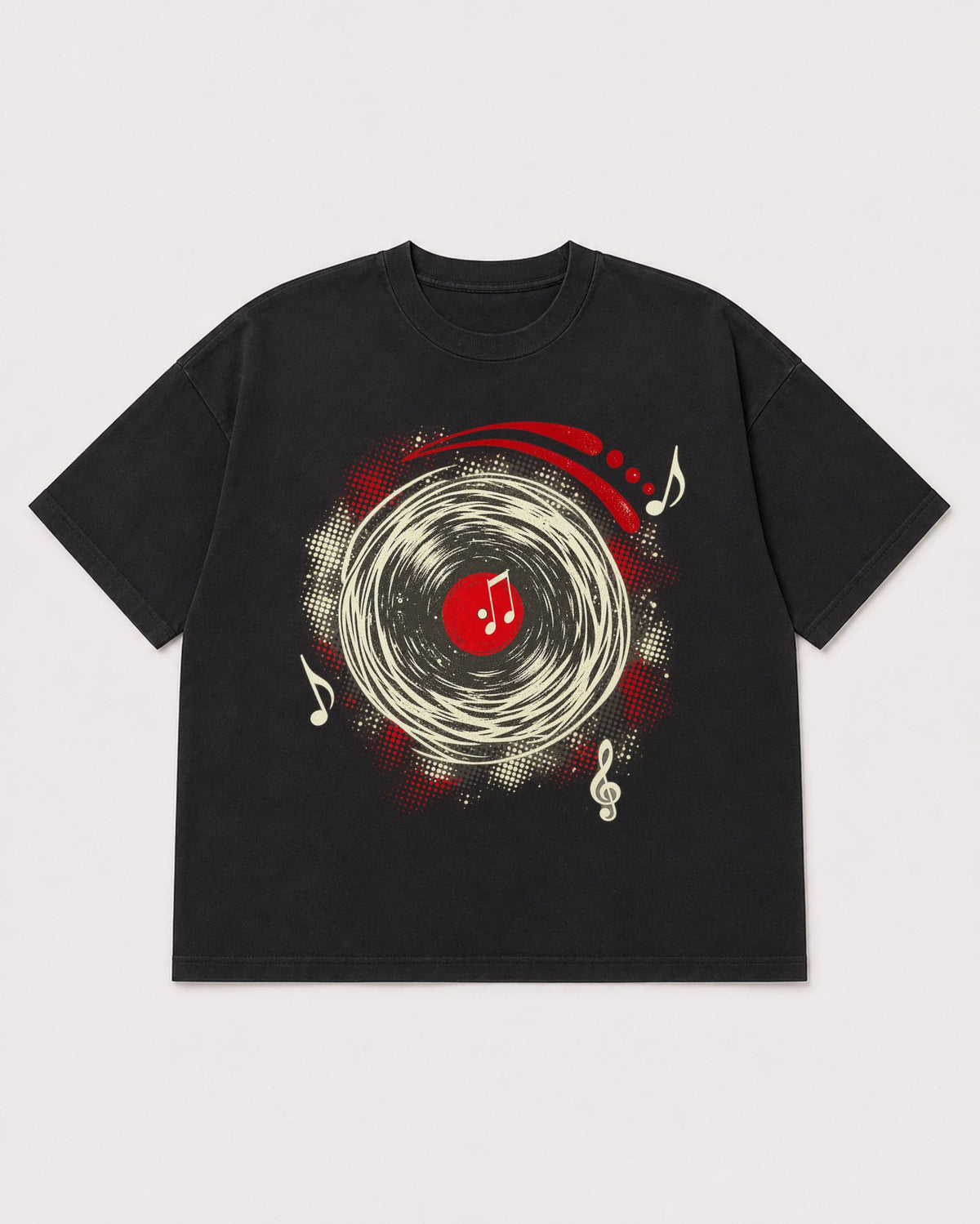 Mockup Boxy Heavyweight Tee Black product