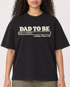 Mockup Boxy Heavyweight Tee Black female close-up 10