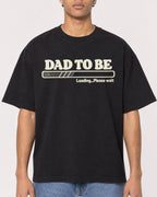 Mockup Boxy Heavyweight Tee Black male close-up 10