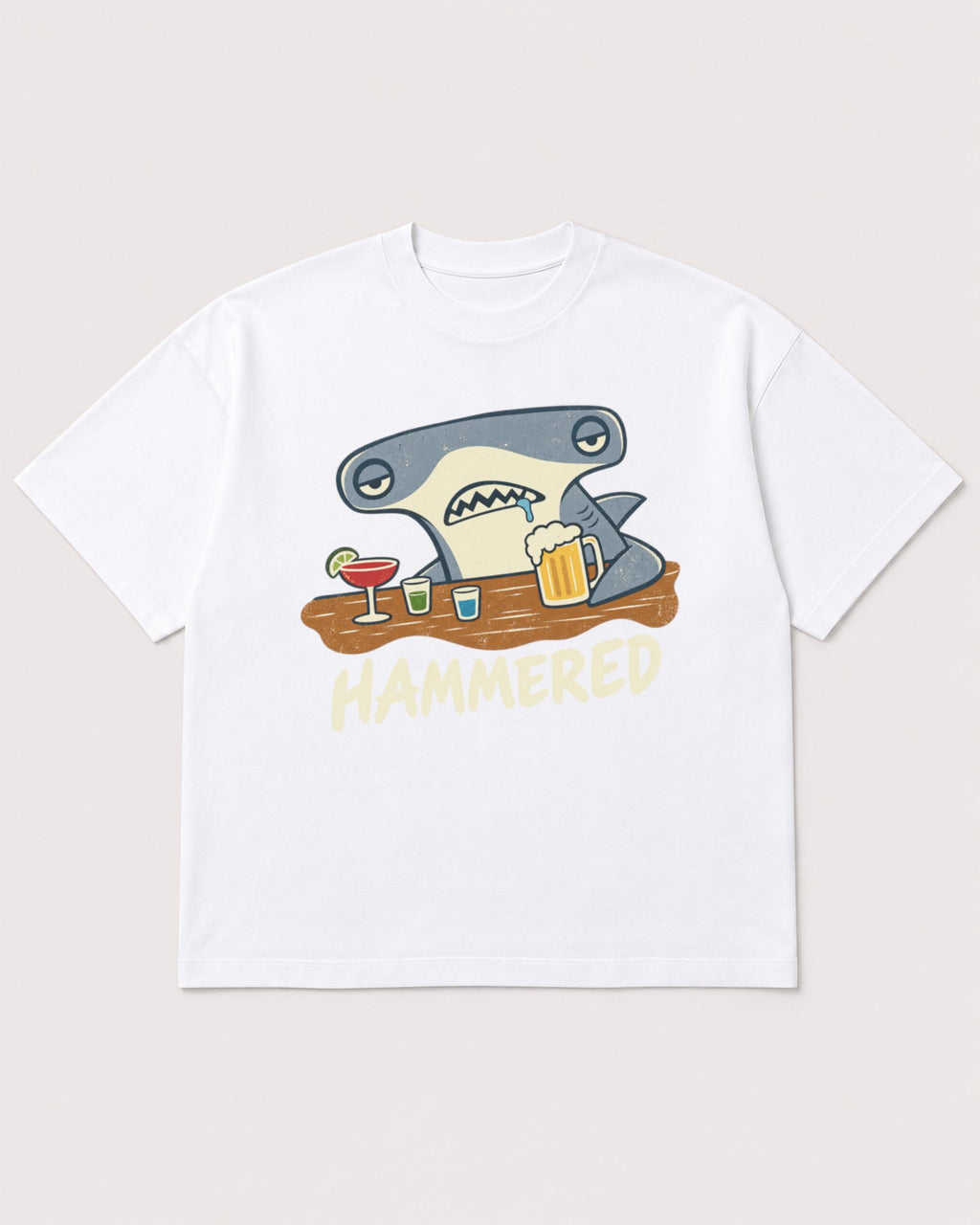 Mockup Boxy Heavyweight Tee White product