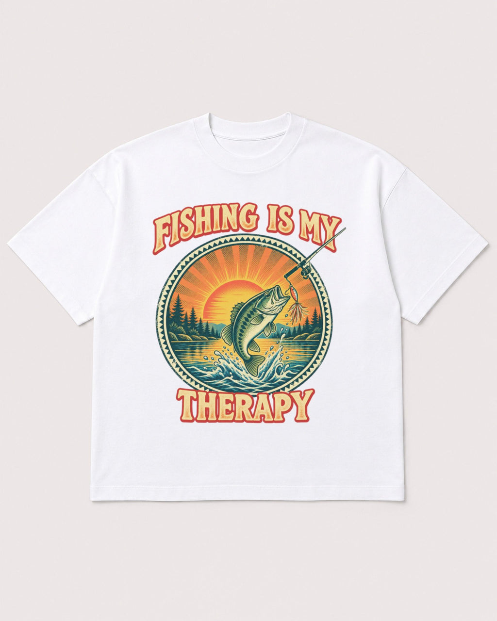 Mockup Boxy Heavyweight Tee White product