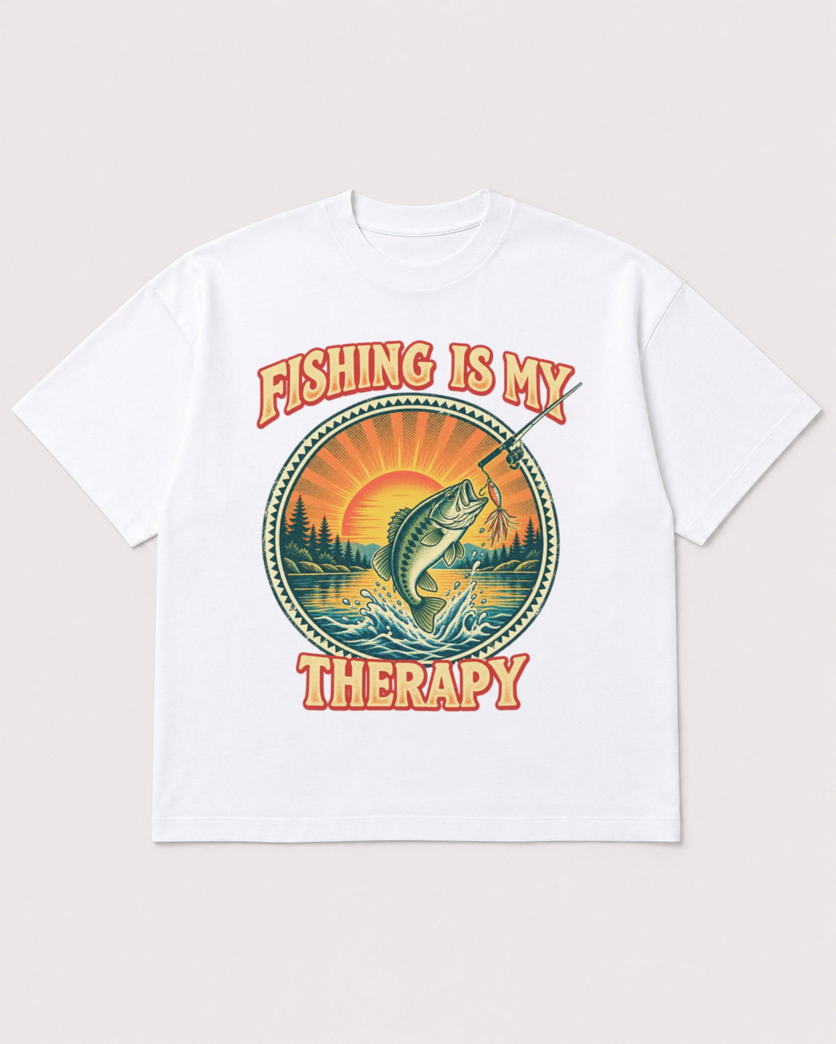 Mockup Boxy Heavyweight Tee White product