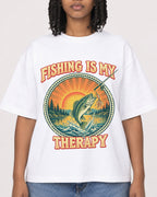 Mockup Boxy Heavyweight Tee White female close-up 15