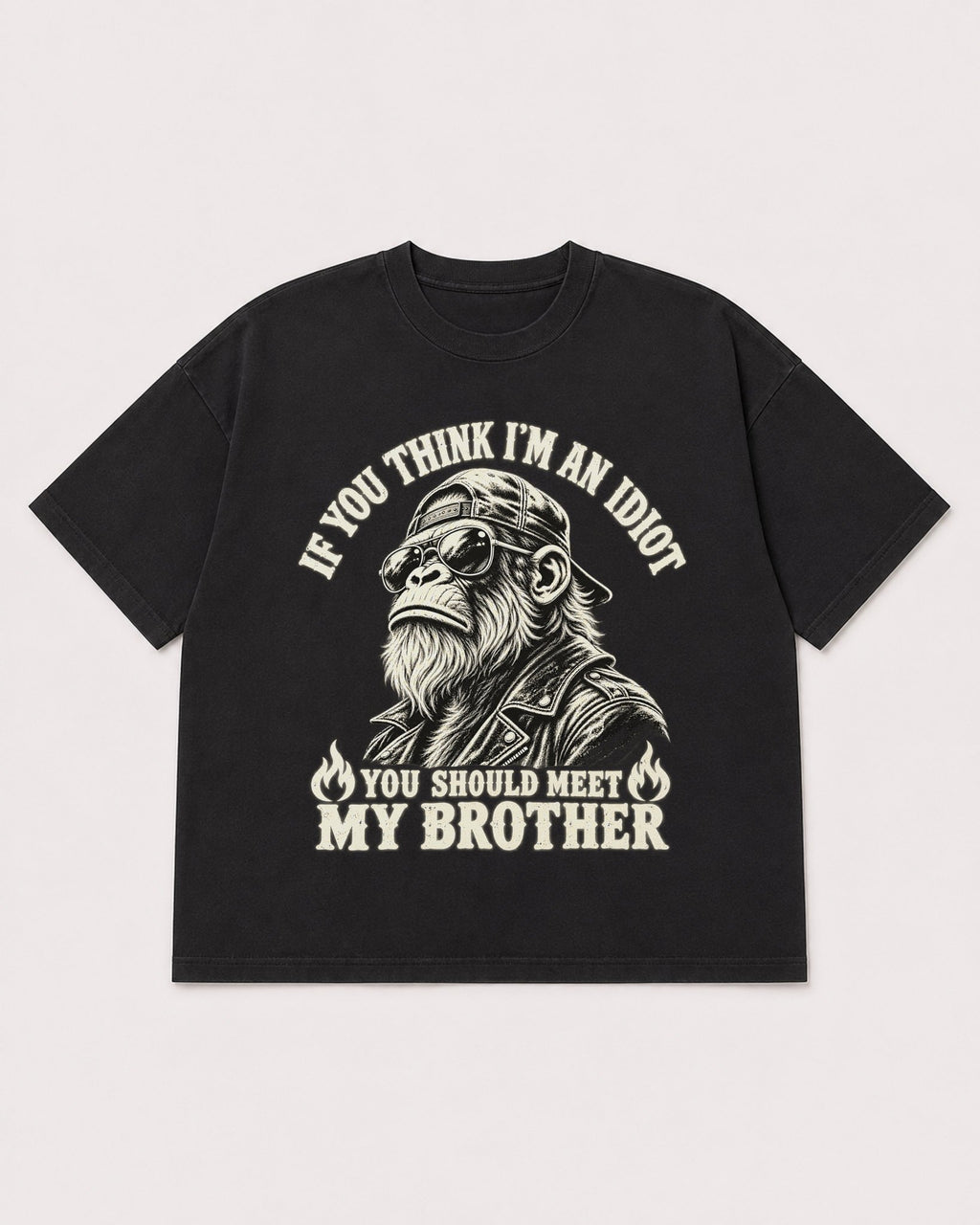 Mockup Boxy Heavyweight Tee Black product