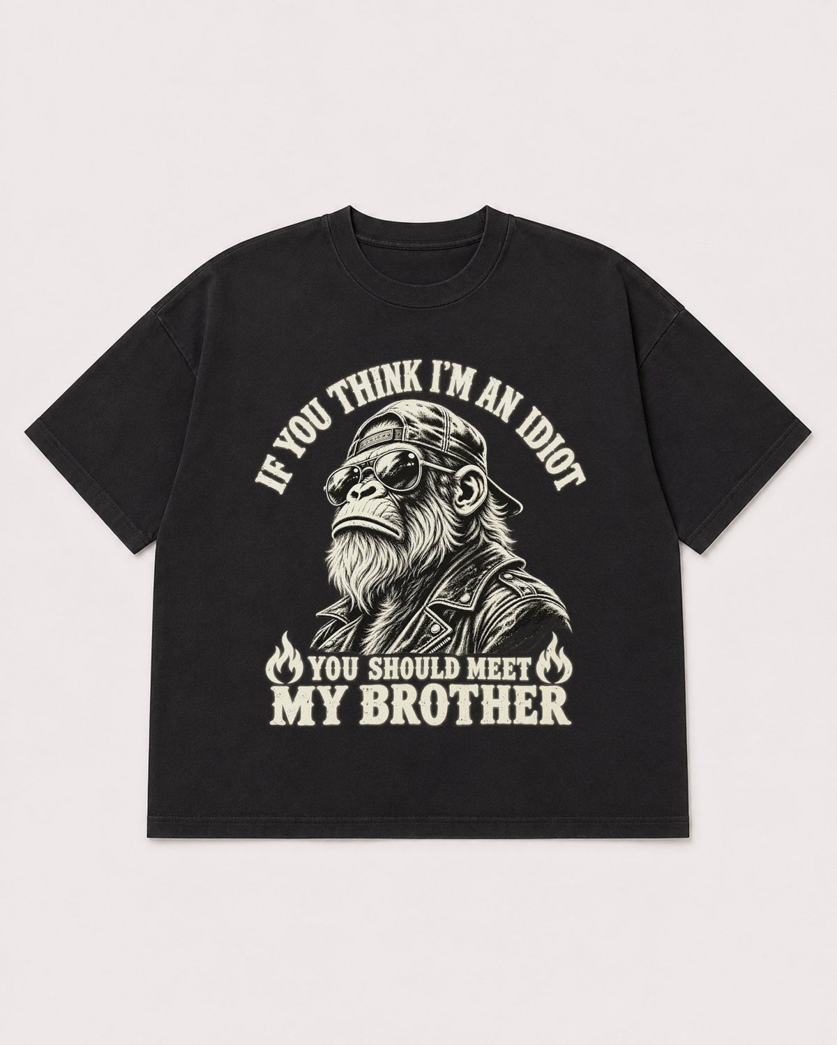 Mockup Boxy Heavyweight Tee Black product