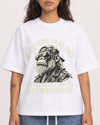 Mockup Boxy Heavyweight Tee White female close-up 06