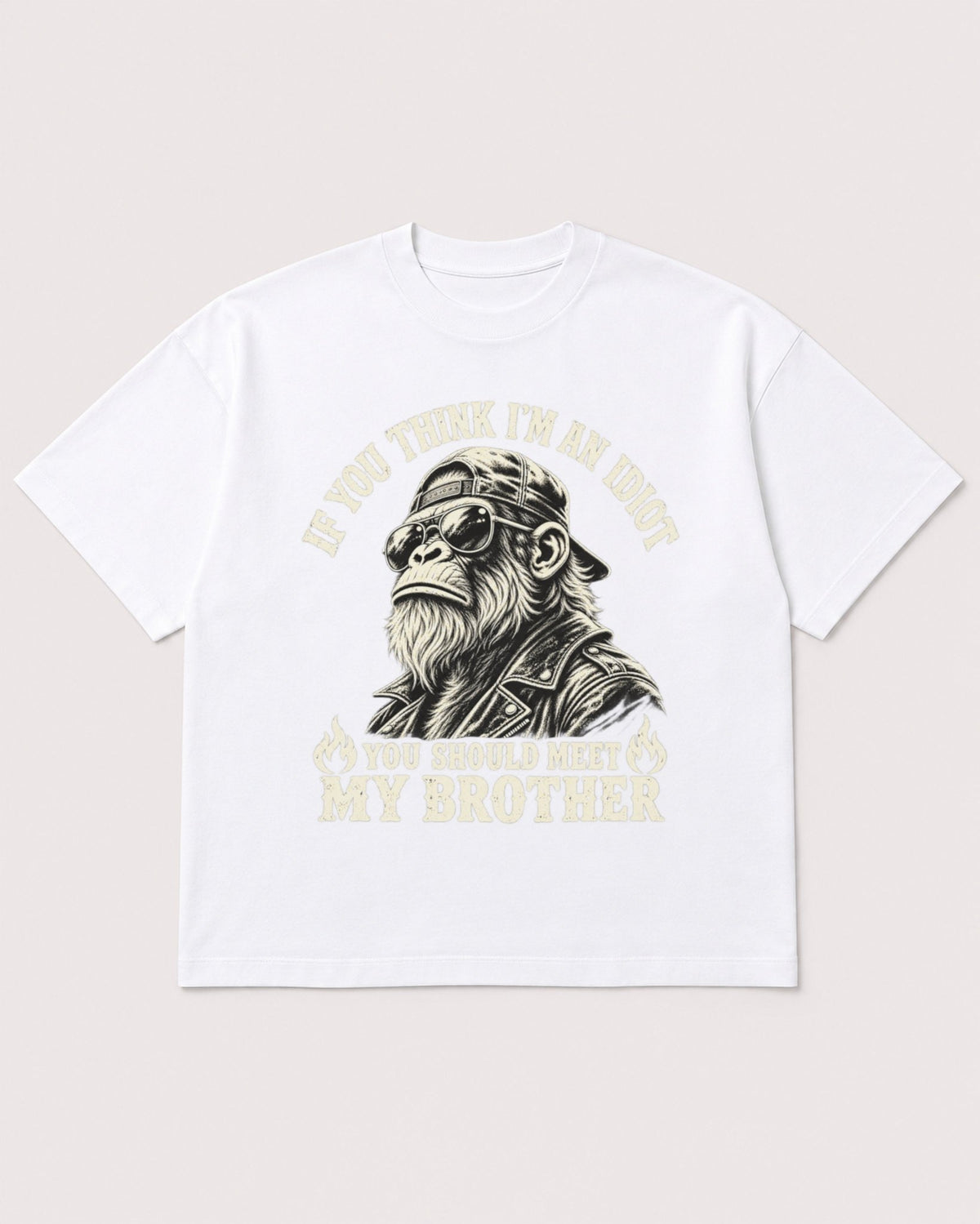 Mockup Boxy Heavyweight Tee White product