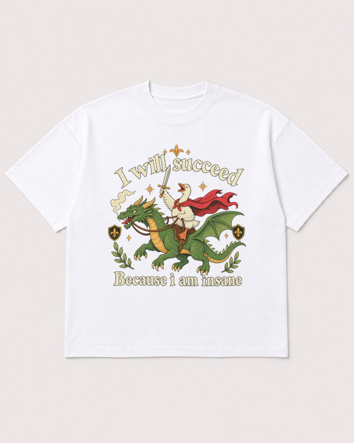Mockup Boxy Heavyweight Tee White product