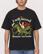 Mockup Boxy Heavyweight Tee Black male close-up 06